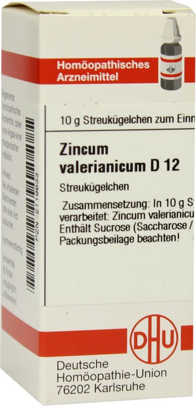 ZINCUM VALERIANICUM D 12 Globuli