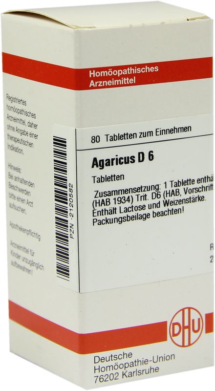 AGARICUS D 6 Tabletten