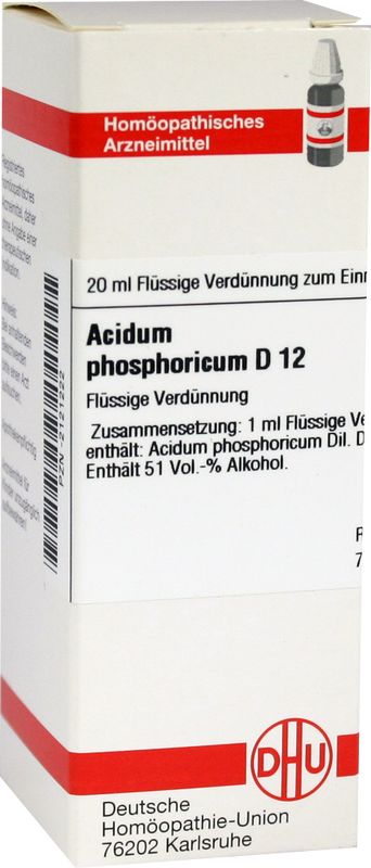 ACIDUM PHOSPHORICUM D 12 Dilution