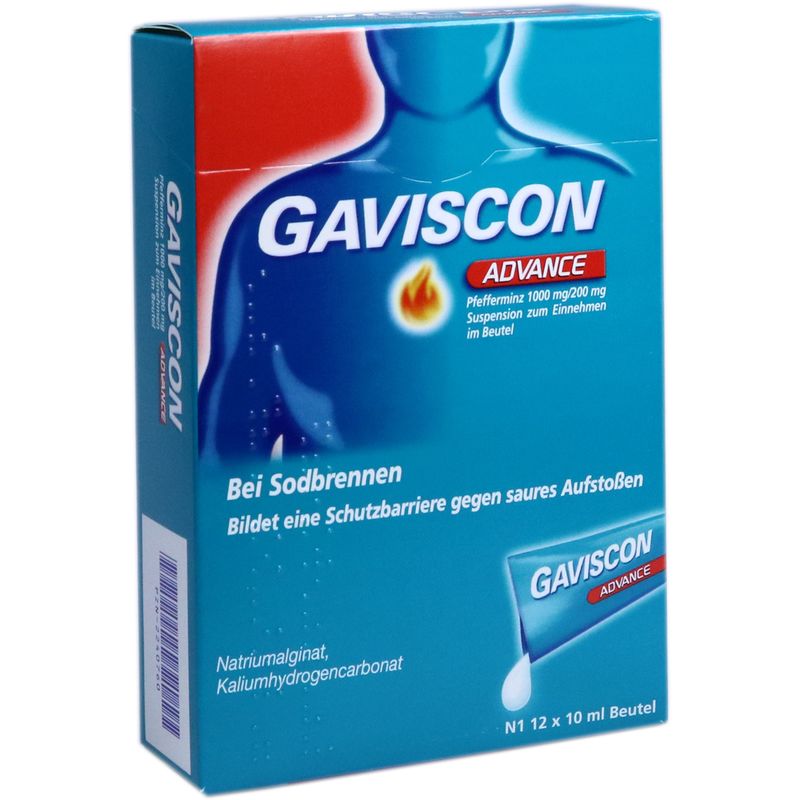 GAVISCON Advance Pfefferminz 1000mg/200mg SUS Btl.