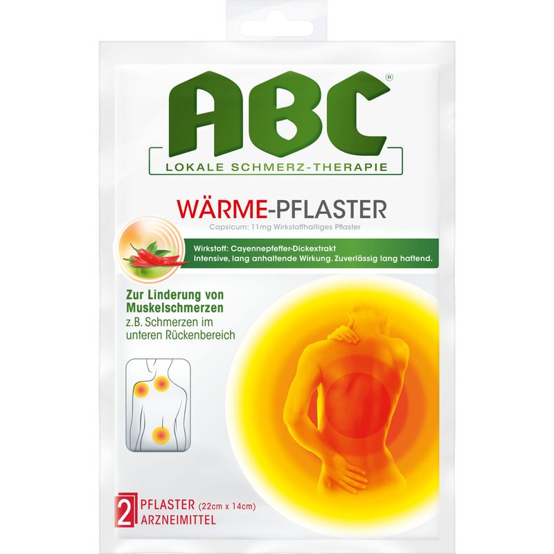 ABC Wrme-Pflaster Capsicum Hansaplast med 14x22