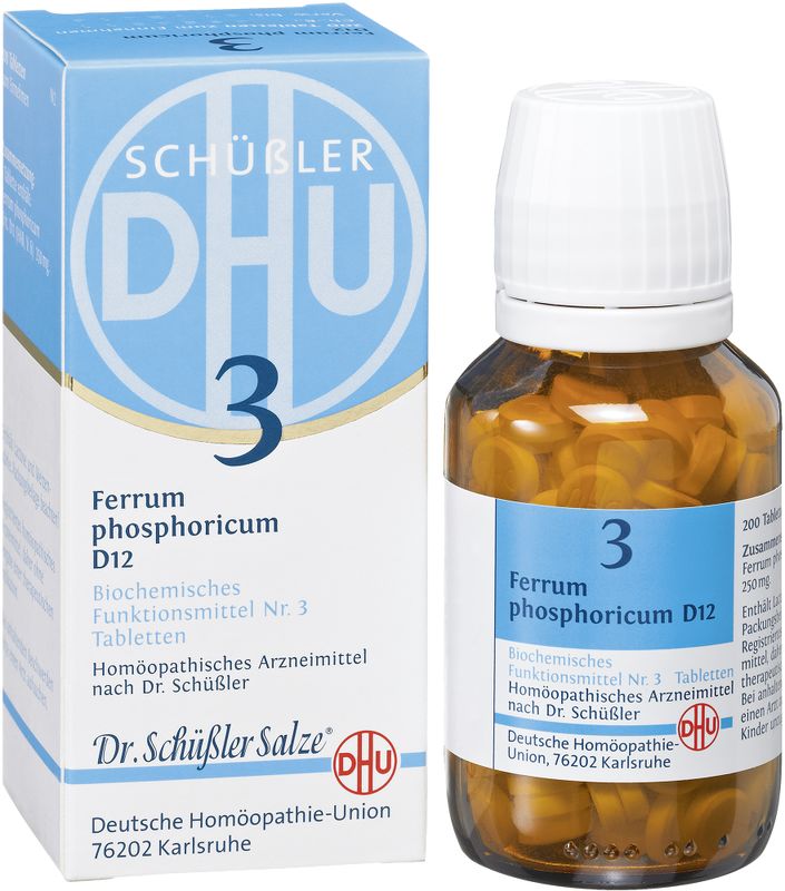 BIOCHEMIE DHU 3 Ferrum phosphoricum D 12 Tabletten