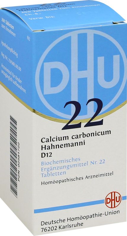 BIOCHEMIE DHU 22 Calcium carbonicum D 12 Tabletten