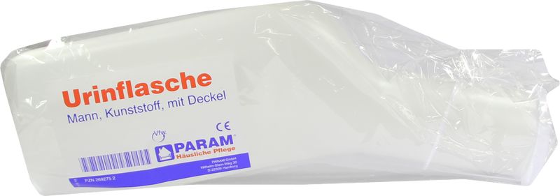 URINFLASCHE Mann Kunststoff m.Deckel
