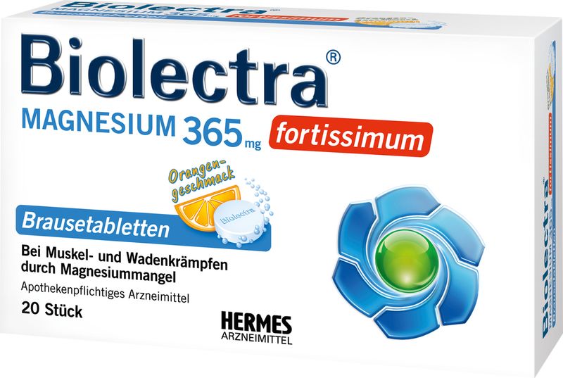 BIOLECTRA Magnesium 365 mg fortissimum Orange