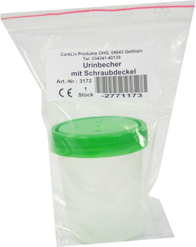 URINBECHER mit Schraubdeckel