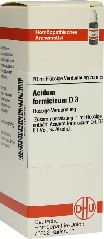 ACIDUM FORMICICUM D 3 Dilution