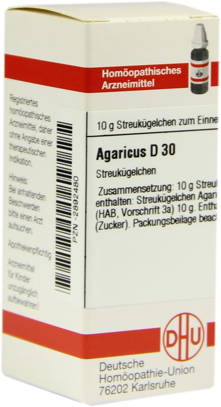 AGARICUS D 30 Globuli