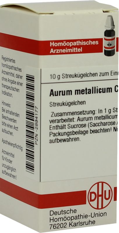AURUM METALLICUM C 30 Globuli