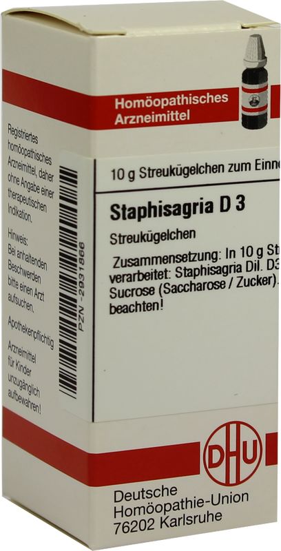 STAPHISAGRIA D 3 Globuli