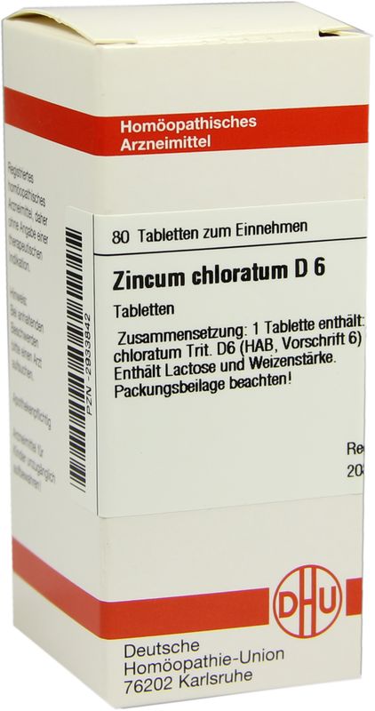 ZINCUM CHLORATUM D 6 Tabletten