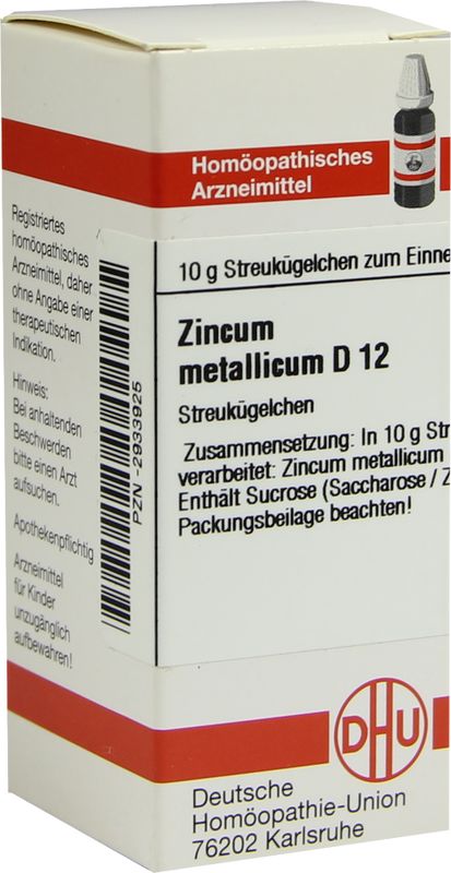 ZINCUM METALLICUM D 12 Globuli