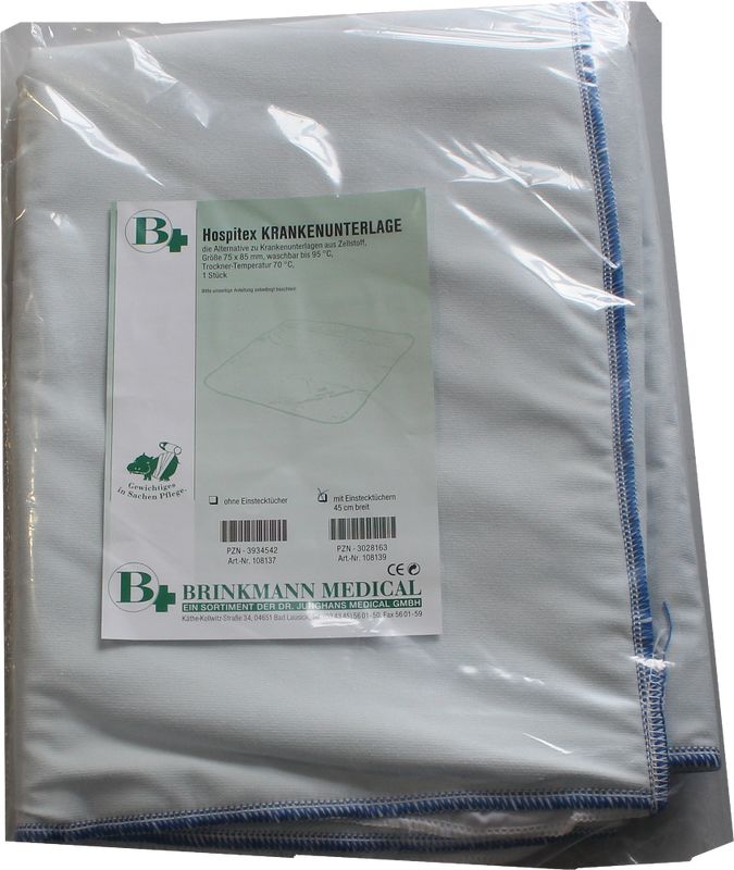 HOSPITEX Unterlage extra 75x85 m.Einstecktch.