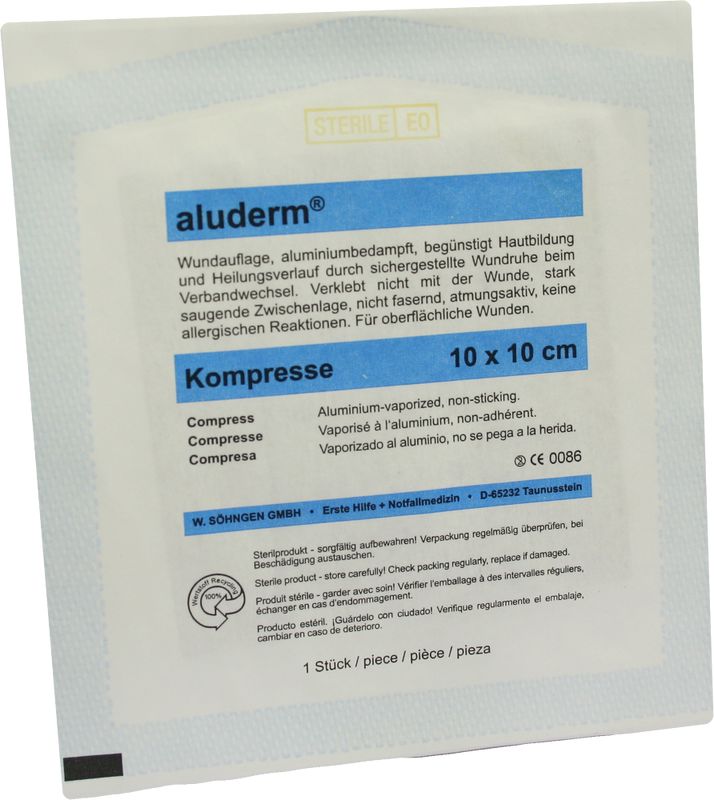 ALUDERM Kompressen 10x10 cm