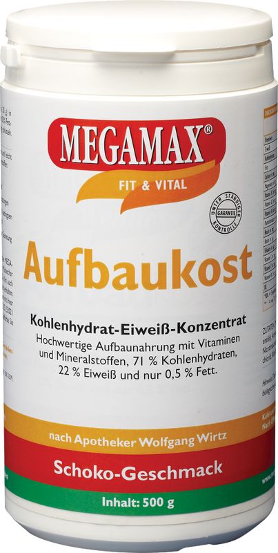 MEGAMAX Aufbaukost Schoko Pulver