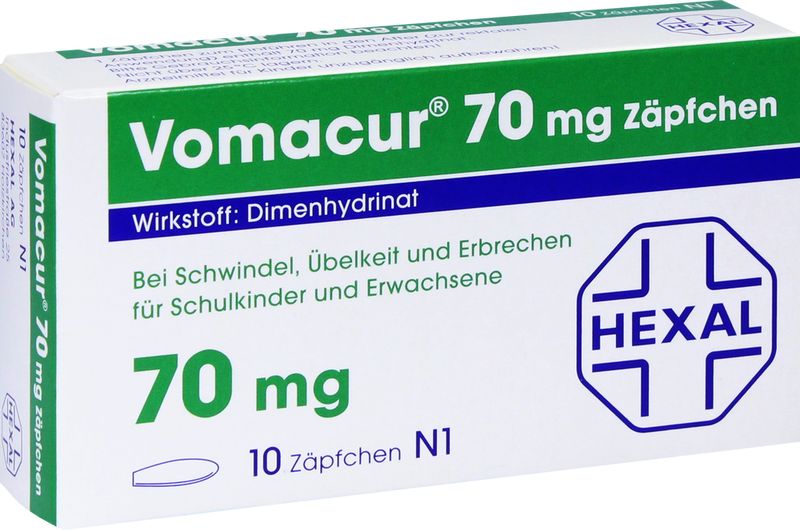 VOMACUR 70 Suppositorien