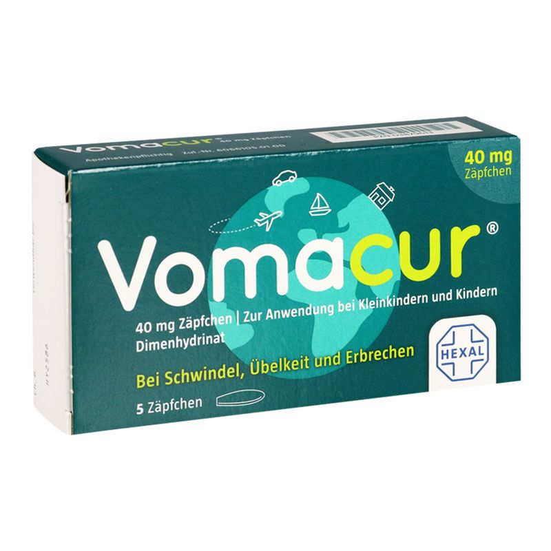 VOMACUR 40 Suppositorien