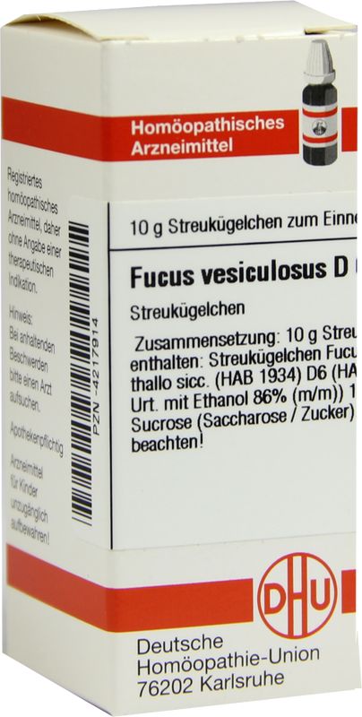 FUCUS VESICULOSUS D 6 Globuli