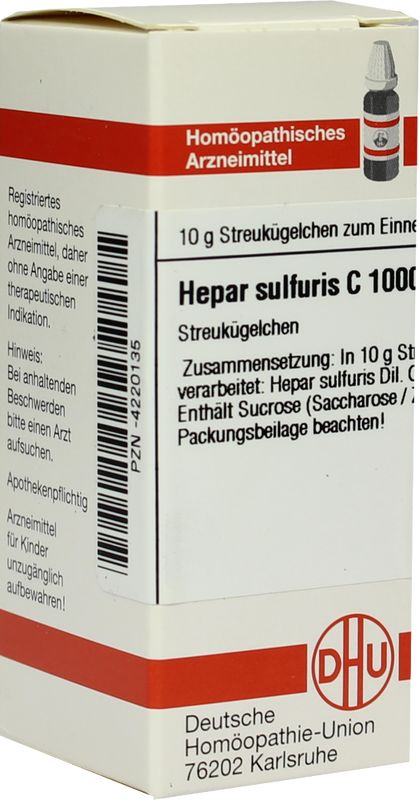 HEPAR SULFURIS C 1000 Globuli