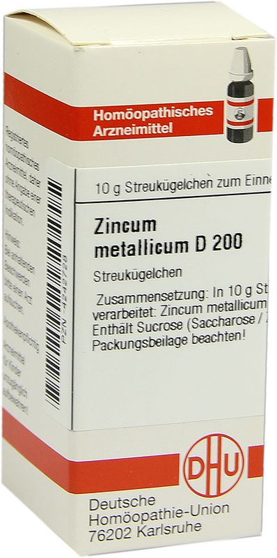 ZINCUM METALLICUM D 200 Globuli
