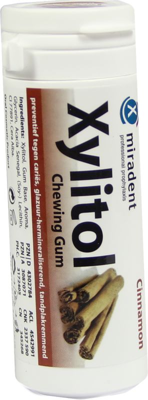 MIRADENT Xylitol Chewing Gum Zimt