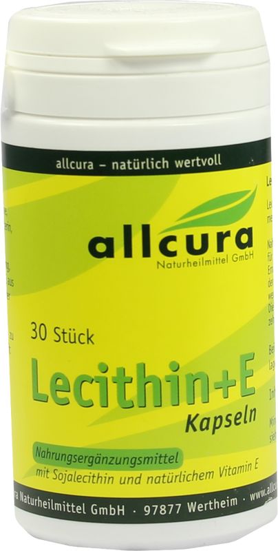 LECITHIN KAPSELN+Vitamin E 1.000 mg