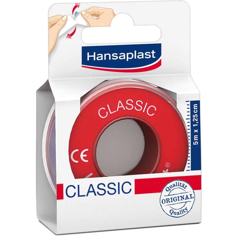 HANSAPLAST Fixierpfl.Classic 1,25 cmx5 m