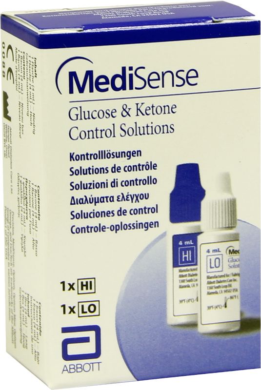 MEDISENSE Glukose u.Ketone Kontrolllsung H/L