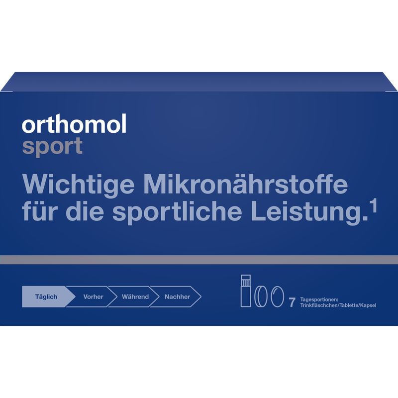 ORTHOMOL Sport Trinkflschchen/Tabl./Kaps.Kombip.