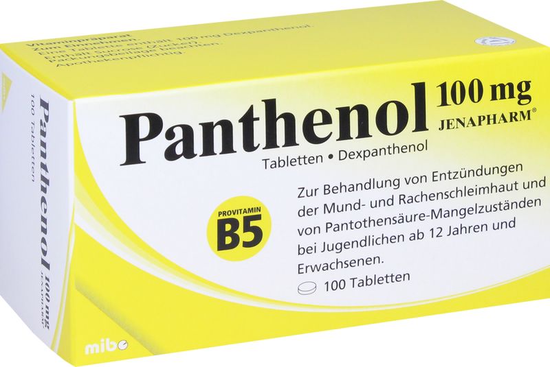 PANTHENOL 100 mg Jenapharm Tabletten