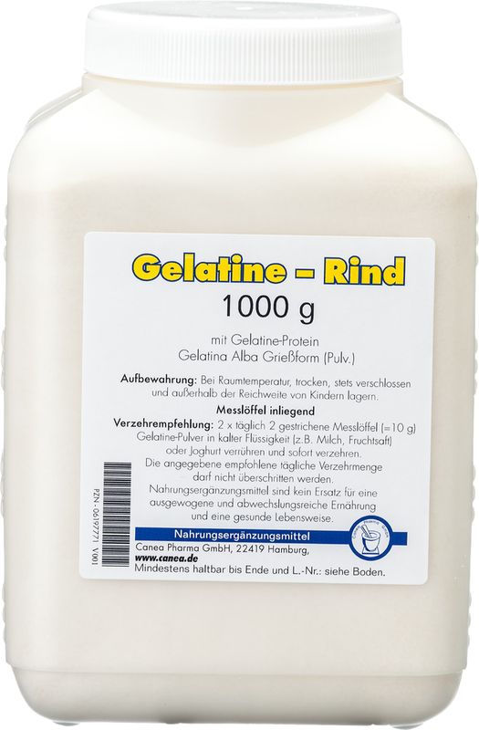 GELATINE RIND Pulver Beutel