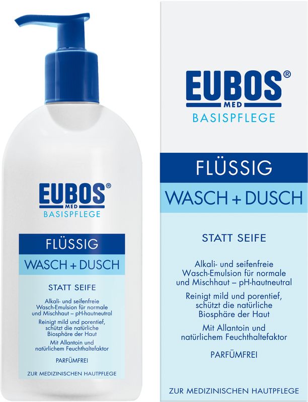 EUBOS FL�SSIG blau unparf�m.m.Dosiersp.