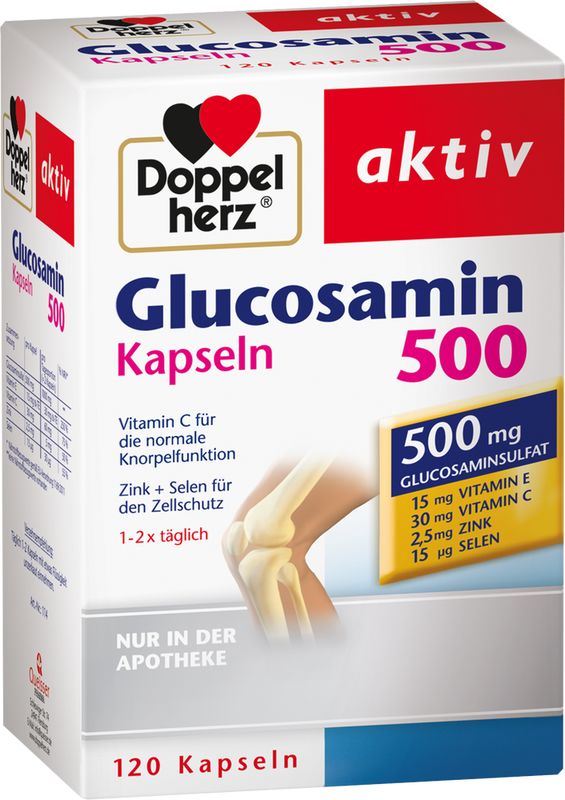 DOPPELHERZ Glucosamin 500 Kapseln