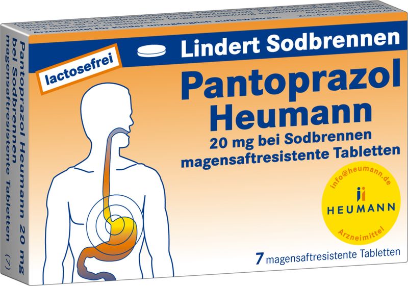 PANTOPRAZOL Heumann 20 mg b.Sodbrennen msr.Tabl.