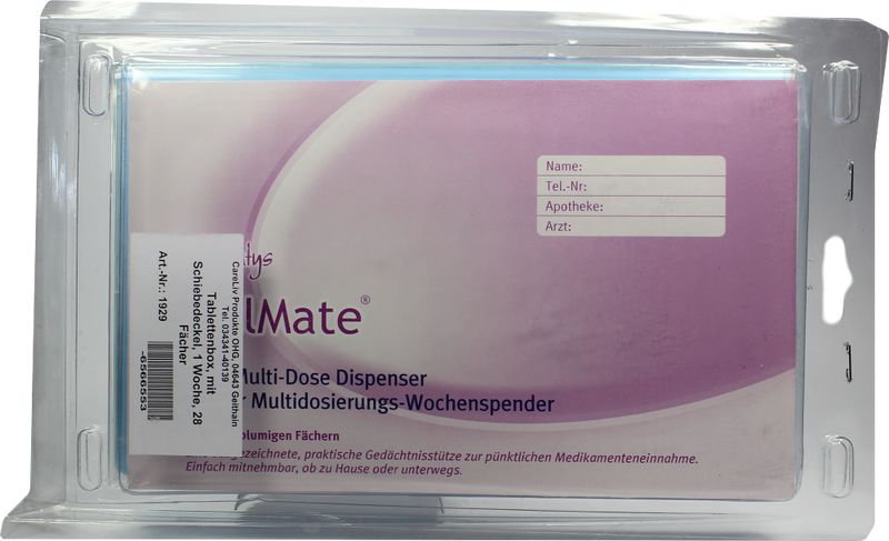 TABLETTENBOX 1 Woche 28-Fcher Schiebedeckel