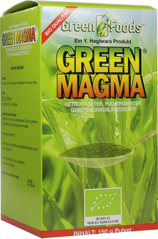 GREEN MAGMA Gerstengrasextrakt Pulver
