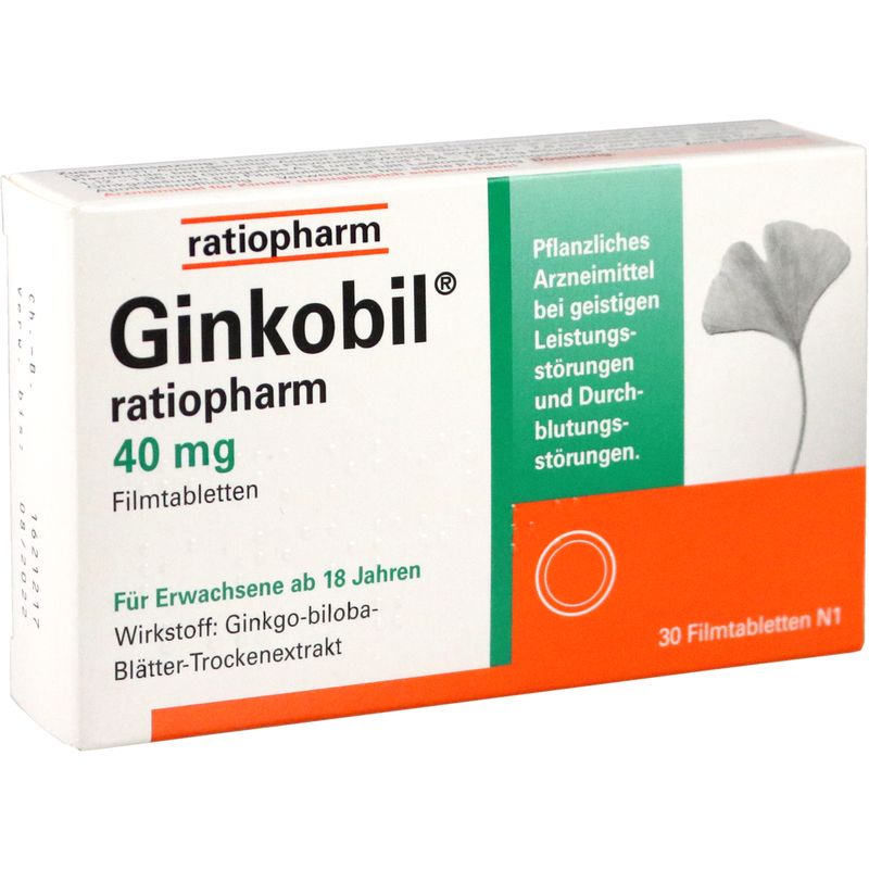 GINKOBIL-ratiopharm 40 mg Filmtabletten