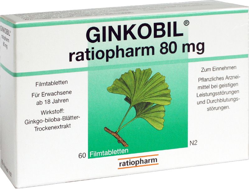 GINKOBIL-ratiopharm 80 mg Filmtabletten