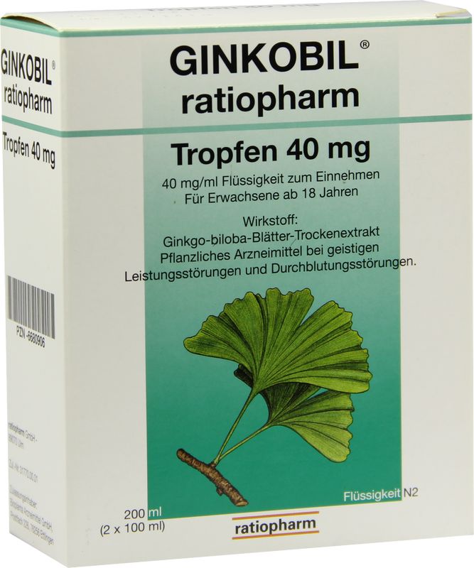 GINKOBIL-ratiopharm Tropfen 40 mg