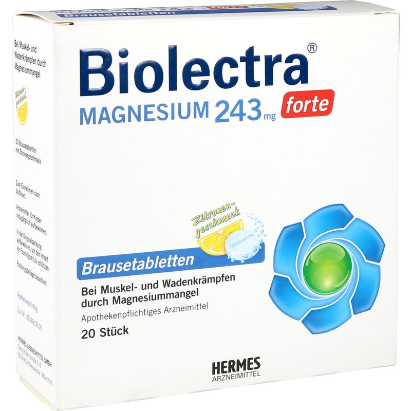 BIOLECTRA Magnesium 243 mg forte Zitrone Br.-Tabl.