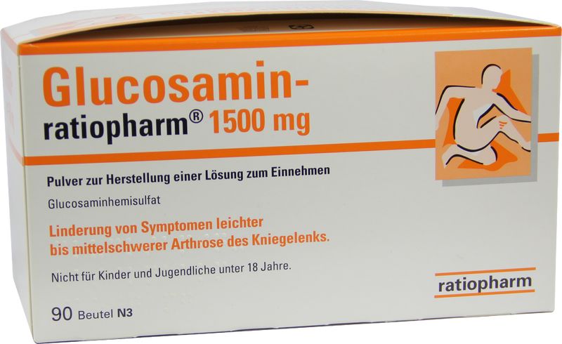 GLUCOSAMIN-RATIOPHARM 1500 mg Plv.z.H.e.L.z.Einn.