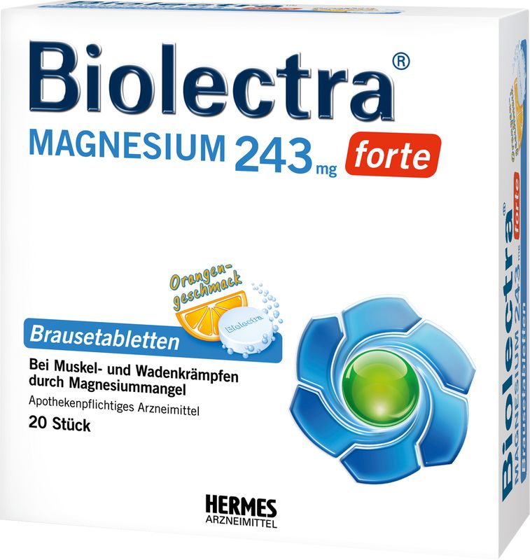 BIOLECTRA Magnesium 243 mg forte Orange Brausetab.