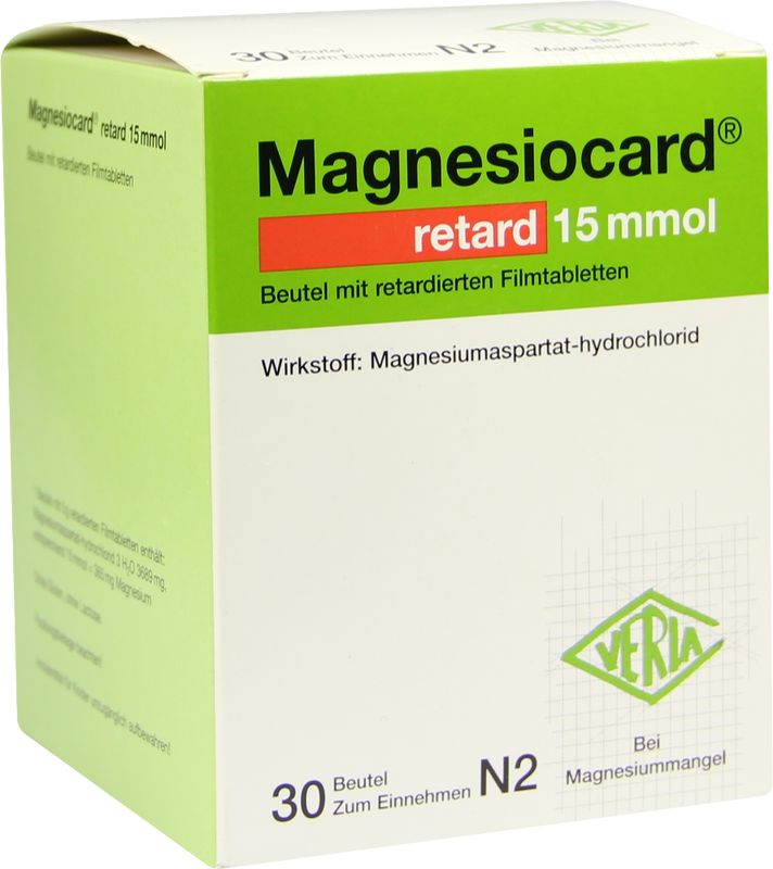 MAGNESIOCARD retard 15 mmol Beutel m.ret.Filmtabl.