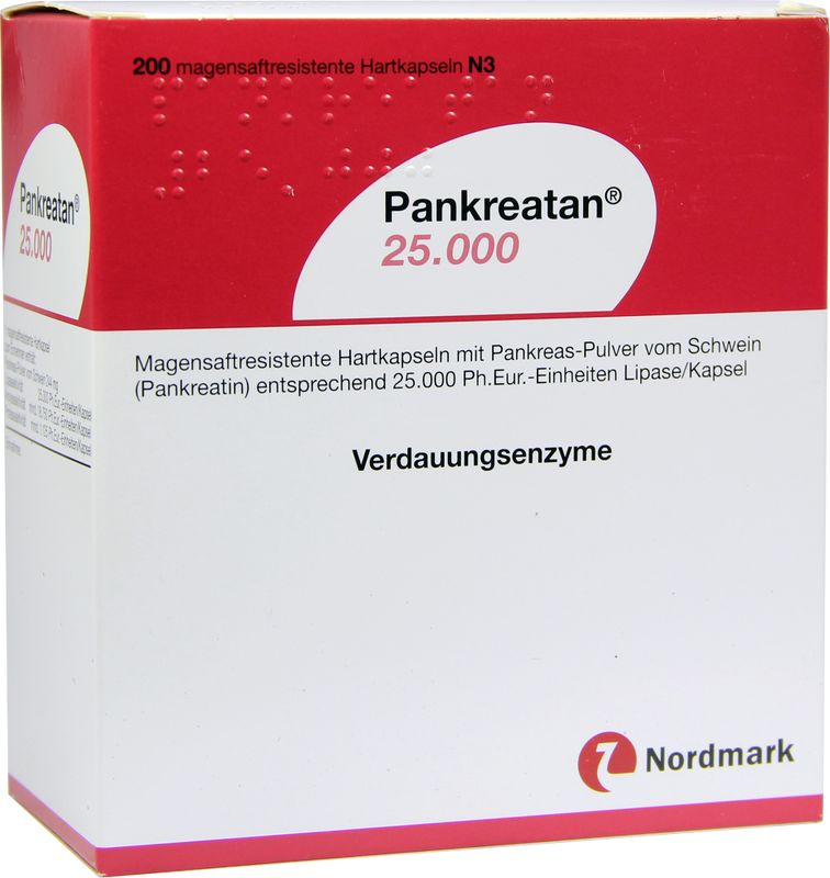 PANKREATAN 25.000 magensaftresistente Hartkapseln