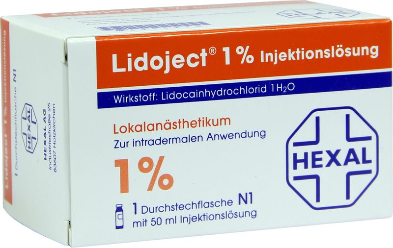 LIDOJECT 1% Injektionslsung in Durchstechflaschen