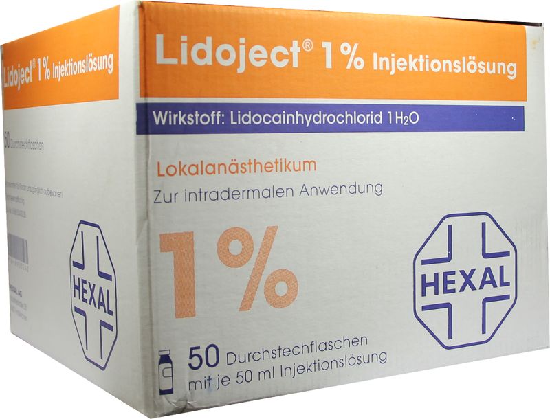 LIDOJECT 1% Injektionslsung in Durchstechflaschen