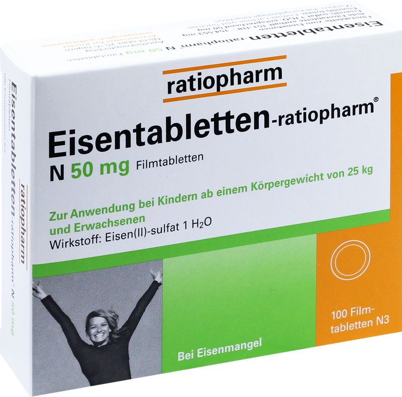 EISENTABLETTEN-ratiopharm N 50 mg Filmtabletten