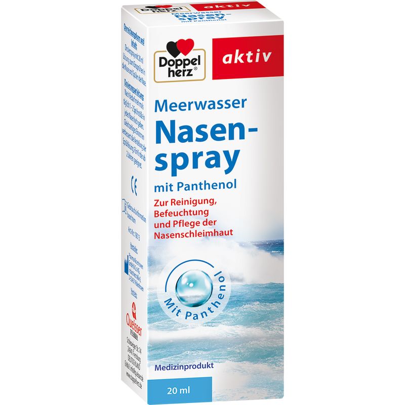 DOPPELHERZ Meerwasser Nasenspray mit Panthenol