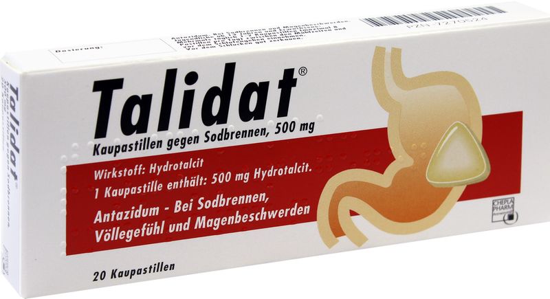 TALIDAT Kaupastillen gegen Sodbrennen