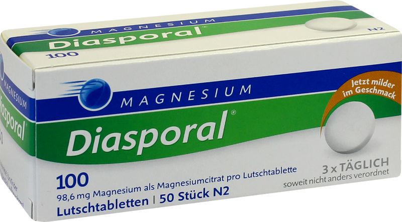 MAGNESIUM DIASPORAL 100 Lutschtabletten